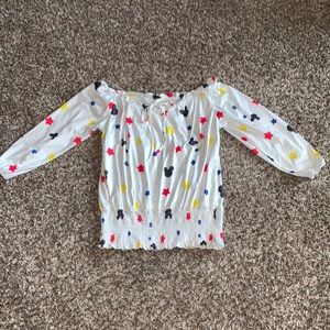 Mickey patriotic polka dot shirt